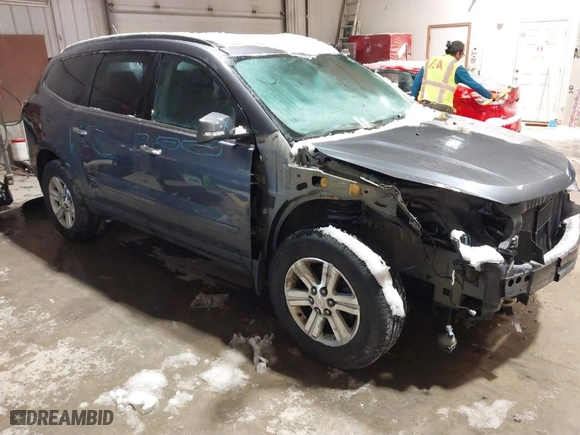 2013 Chevrolet Traverse LT with VIN 1GNKVJKD8DJ178584, listed as a IAAI auction lot 41838757 with 172,857 mi miles. Bid and sale history available at carsss.com. Image 1.