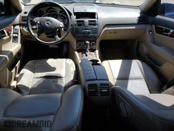 2011 Mercedes-Benz C 300 Sport with VIN WDDGF8BB0BR182300, listed as a Copart auction lot 57858985 with 194,991 mi miles and Salvage title. Bid and sale history available at DreamBid. Image 8.