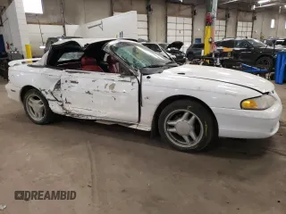 1994 Ford Mustang z VIN 1FALP45T4RF149529, wystawiony jako Copart lot #42222295 z przebiegiem 179 309 mil mil oraz Szkoda całkowita • Salvage title. Historia ofert i sprzedaży dostępna na DreamBid. Obrazek 4.