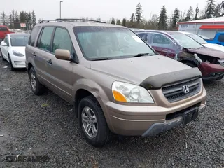 2004 Honda Pilot EX with VIN 2HKYF18694H538107, listed as a IAAI auction lot 41547655 with 254,755 mi miles. Bid and sale history available at carsss.com. Image 1.