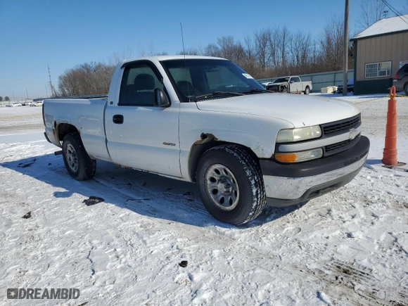 2002 Chevrolet Silverado 1500 with VIN 1GCEC14ZX2Z321070, listed as a Copart auction lot 45131765 with 86,616 mi miles and Salvage Title. Bid and sale history available at carsss.com. Image 4.