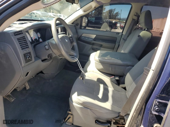 2007 Dodge Ram 1500 SLT with VIN 1D7HA18P57J635815, listed as a Copart auction lot 49692255 with 153,274 mi miles and Salvage Title. Bid and sale history available at carsss.com. Image 7.