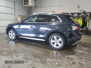 2019 Audi Q5 Premium with VIN WA1ANAFY3K2115878, listed as a Copart auction lot 46047055 with 58,089 mi miles and Salvage Title. Bid and sale history available at carsss.com. Image 2.