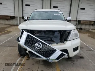 2017 Nissan Armada SV with VIN JN8AY2NC8H9503721, listed as a Copart auction lot 54143455 with Not Provided miles and Clean Title. Bid and sale history available at DreamBid. Image 5.