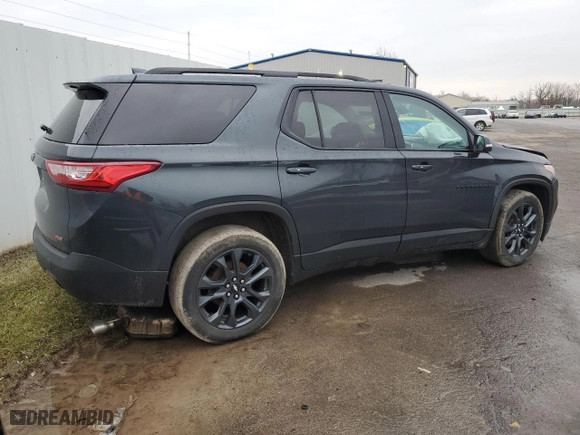 2021 Chevrolet Traverse RS with VIN 1GNEVJKW9MJ215561, listed as a Copart auction lot 84938644 with 93,760 mi miles and Salvage Title. Bid and sale history available at carsss.com. Image 3.