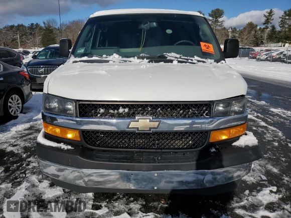 2019 Chevrolet Express Cargo with VIN 1GCWGAFG4K1234090, listed as a Copart auction lot 59241115 with 142,307 mi miles and Salvage title. Bid and sale history available at DreamBid. Image 5.