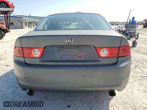 2004 Acura TSX w/Navigation with VIN JH4CL96984C035497, listed as a Copart auction lot 47575605 with 233,266 mi miles and Salvage Title. Bid and sale history available at carsss.com. Image 6.