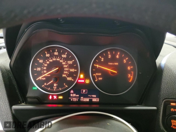 2014 BMW 2 Series 228i with VIN WBA1F5C52EVV99367, listed as a Copart auction lot 57465805 with 113,208 mi miles and Salvage title. Bid and sale history available at DreamBid. Image 9.