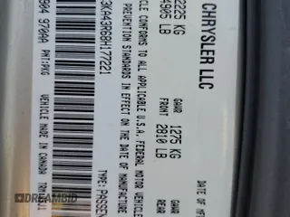 2008 Chrysler 300 LX z VIN 2C3KA43R68H177221, wystawiony jako Copart lot #56541605 z przebiegiem 141 637 mil mil oraz Szkoda całkowita • Salvage title. Historia ofert i sprzedaży dostępna na DreamBid. Obrazek 12.