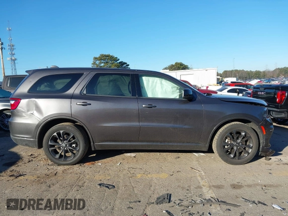 2021 Dodge Durango SXT with VIN 1C4RDHAG1MC824969, listed as a IAAI auction lot 41352831 with 91,188 mi miles and . Bid and sale history available at DreamBid. Image 13.