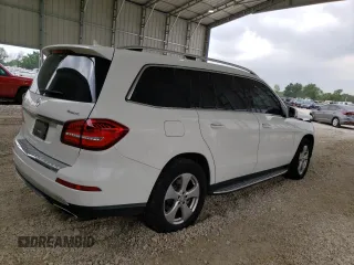 2017 Mercedes-Benz GLS 450 z VIN 4JGDF6EE9HA831182, wystawiony jako Copart lot #57079235 z przebiegiem 86 898 mil mil oraz Szkody całkowita. Historia ofert i sprzedaży dostępna na DreamBid. Obrazek 3.
