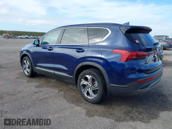 2022 Hyundai Santa Fe SE with VIN 5NMS14AJ6NH449145, listed as a IAAI auction lot 40491612 with 21,488 mi miles and . Bid and sale history available at DreamBid. Image 3.