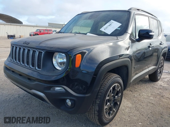2023 Jeep Renegade Latitude with VIN ZACNJDB13PPP64670, listed as a IAAI auction lot 42578877 with 33,330 mi miles and . Bid and sale history available at DreamBid. Image 17.