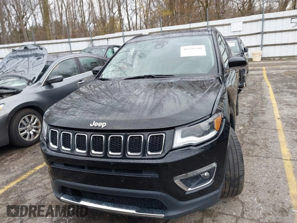 2021 Jeep Compass Limited with VIN 3C4NJDCB1MT526105, listed as a IAAI auction lot 40770390 with 89,856 mi miles and . Bid and sale history available at carsss.com. Image 12.