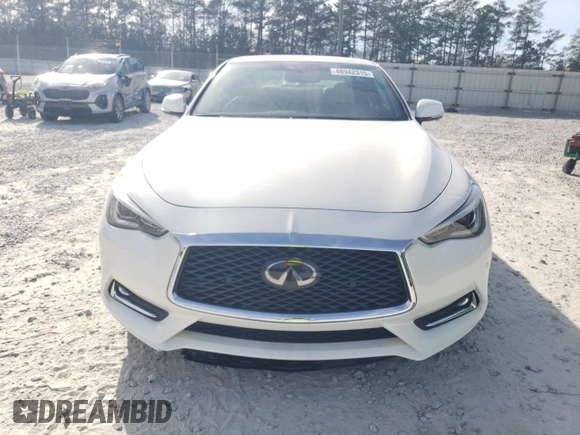 2021 Infiniti Q60 Luxe with VIN JN1EV7KK0MM410099, listed as a Copart auction lot 48942315 with 34,017 mi miles and Salvage Title. Bid and sale history available at DreamBid. Image 5.