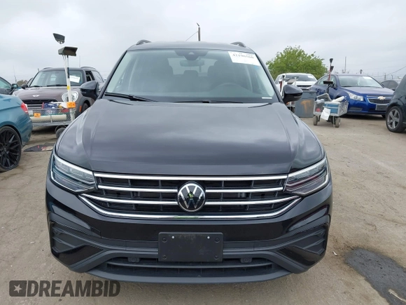 2024 Volkswagen Tiguan S with VIN 3VVRB7AX1RM175360, listed as a IAAI auction lot 42196560 with 5,133 mi miles and . Bid and sale history available at DreamBid. Image 12.