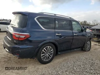 2022 Nissan Armada SL with VIN JN8AY2BDXN9677573, listed as a Copart auction lot 85111554 with 42,637 mi miles and Salvage Title. Bid and sale history available at carsss.com. Image 3.