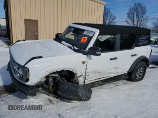 2021 Ford Bronco with VIN 1FMEE5DP6MLA68783, listed as a Copart auction lot 88389835 with 42,548 mi miles and Salvage Title. Bid and sale history available at DreamBid. Image 1.