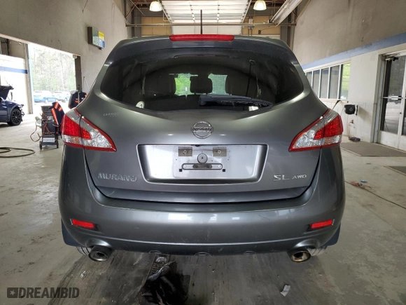2014 Nissan Murano SV with VIN JN8AZ1MW4EW504915, listed as a Copart auction lot 51619825 with 200,640 mi miles and Clean Title. Bid and sale history available at carsss.com. Image 6.
