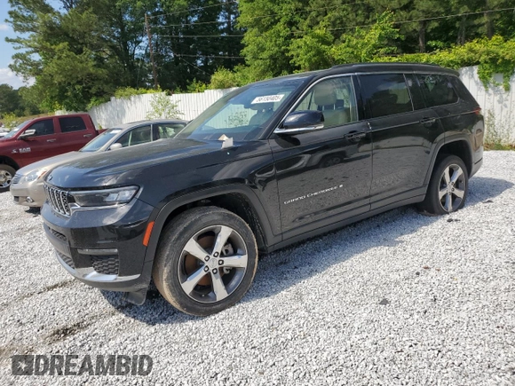 2021 Jeep Grand Cherokee Limited with VIN 1C4RJKBG8M8166218, listed as a Copart auction lot 56150405 with 63,565 mi miles and Clean Title. Bid and sale history available at DreamBid. Image 1.