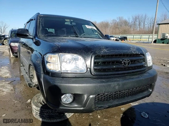 2004 Toyota Sequoia Limited with VIN 5TDZT38A74S236628, listed as a Copart auction lot 89328055 with 160,995 mi miles and Salvage Title. Bid and sale history available at carsss.com. Image 10.