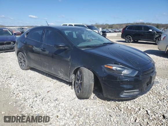 2016 Dodge Dart SE with VIN 1C3CDFAA8GD749843, listed as a Copart auction lot 50547034 with 206,693 mi miles and Salvage Title. Bid and sale history available at carsss.com. Image 4.
