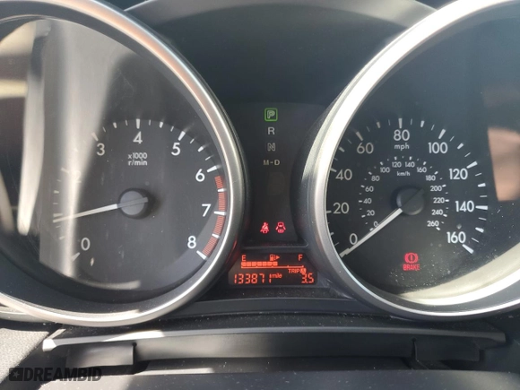 2012 Mazda Mazda5 Touring with VIN JM1CW2CL9C0107033, listed as a Copart auction lot 48832575 with 133,871 mi miles and Clean Title. Bid and sale history available at carsss.com. Image 9.