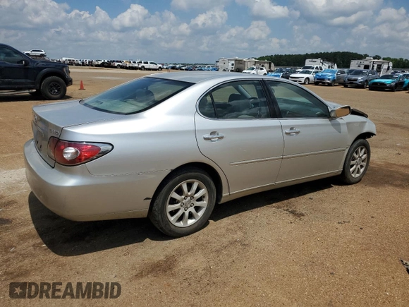 2004 Lexus ES 350 with VIN JTHBA30G040003215, listed as a Copart auction lot 52900415 with 273,355 mi miles and Salvage Title. Bid and sale history available at DreamBid. Image 3.