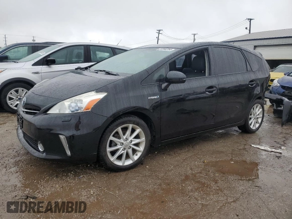 2012 Toyota Prius Two with VIN JTDZN3EUXC3138735, listed as a Copart auction lot 37204754 with 154,591 mi miles and Clean Title. Bid and sale history available at DreamBid. Image 1.