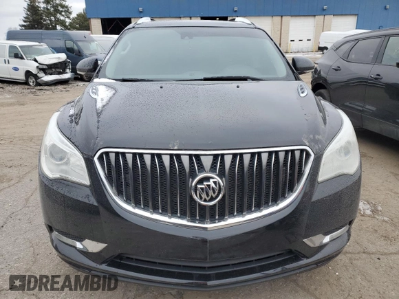2017 Buick Enclave Leather with VIN 5GAKRBKD5HJ340245, listed as a Copart auction lot 41649255 with 110,383 mi miles and Salvage Title. Bid and sale history available at DreamBid. Image 5.