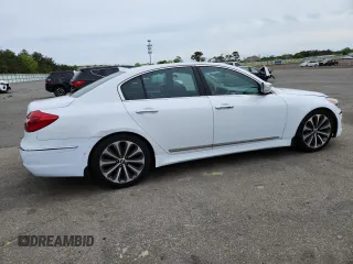 2014 Hyundai Genesis R-Spec z VIN KMHGC4DHXEU262634, wystawiony jako Copart lot #58714705 z przebiegiem 160 521 mil mil oraz Tytuł czysty. Historia ofert i sprzedaży dostępna na DreamBid. Obrazek 3.