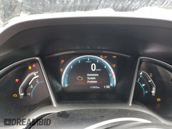 2020 Honda Civic Sedan Touring with VIN 2HGFC1F95LH103106, listed as a Copart auction lot 42615215 with 111,812 mi miles and Salvage Title. Bid and sale history available at carsss.com. Image 9.