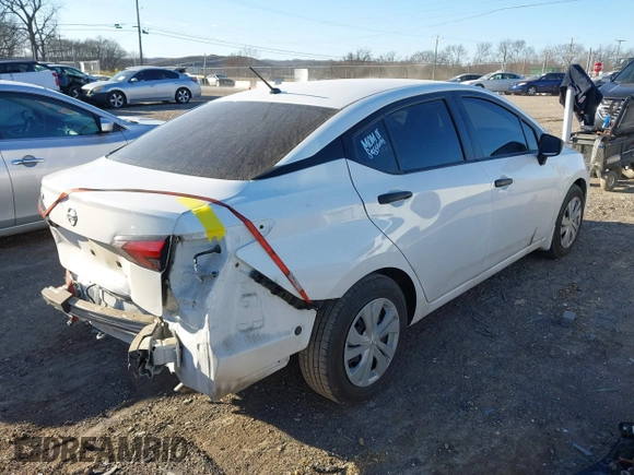 2020 Nissan Versa S with VIN 3N1CN8DV0LL806403, listed as a IAAI auction lot 41678907 with 73,427 mi miles. Bid and sale history available at carsss.com. Image 4.