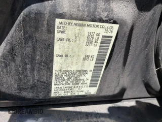 2017 Nissan Altima SV with VIN 1N4AL3AP0HC144575, listed as a IAAI auction lot 40129580 with 184,765 mi miles and . Bid and sale history available at DreamBid. Image 9.