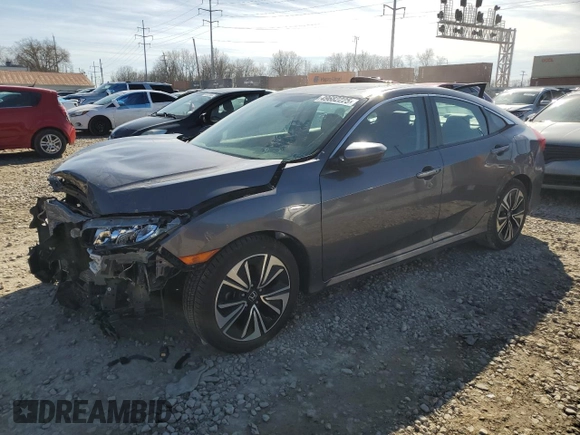 2016 Honda Civic Sedan EX-L with VIN 19XFC1F78GE001832, listed as a Copart auction lot 49682225 with 39,519 mi miles and Salvage Title. Bid and sale history available at carsss.com. Image 1.