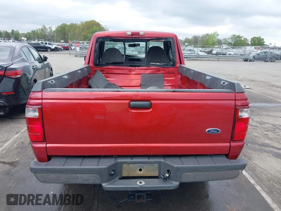 2001 Ford Ranger XLT Appearance with VIN 1FTYR14E81TA29380, listed as a IAAI auction lot 41956602 with 165,528 mi miles. Bid and sale history available at carsss.com. Image 16.