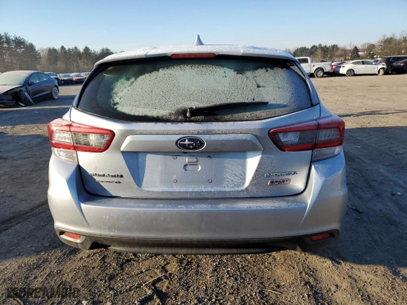 2022 Subaru Impreza Sport with VIN 4S3GTAM65N3705215, listed as a Copart auction lot 46473975 with 6,241 mi miles and Salvage Title. Bid and sale history available at carsss.com. Image 6.