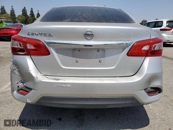 2017 Nissan Sentra S z VIN 3N1AB7APXHY258923, wystawiony jako Copart lot #59006785 z przebiegiem 89 299 mil mil oraz Szkoda całkowita • Salvage title. Historia ofert i sprzedaży dostępna na DreamBid. Obrazek 6.