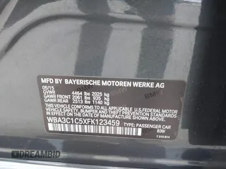 2015 BMW 3 Series 328i с VIN WBA3C1C5XFK123459, выставлен на аукционе IAAI как лот 42439775 с пробегом 94 147 миль миль и . История ставок и продаж доступна на DreamBid. Изображение 9.