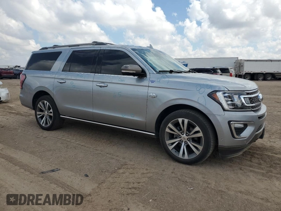 2020 Ford Expedition Max King Ranch with VIN 1FMJK1PT6LEA92254, listed as a Copart auction lot 68925444 with 76,506 mi miles and Clean Title. Bid and sale history available at DreamBid. Image 4.
