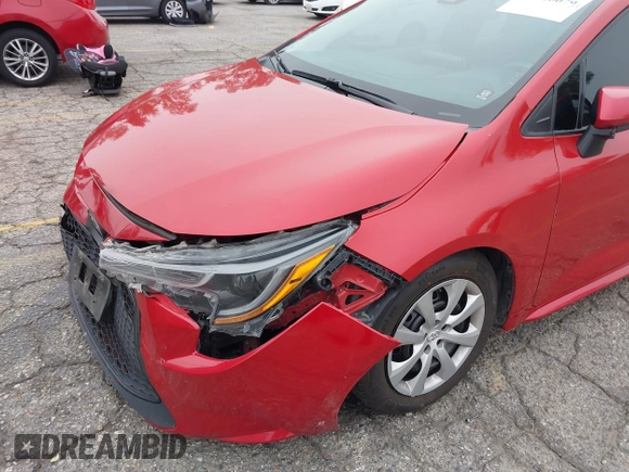 2020 Toyota Corolla LE with VIN 5YFEPRAE0LP091040, listed as a IAAI auction lot 42020079 with 39,031 mi miles and . Bid and sale history available at DreamBid. Image 6.