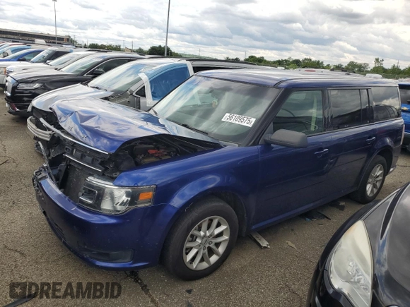 2013 Ford Flex SE z VIN 2FMGK5B85DBD05471, wystawiony jako Copart lot #56109575 z przebiegiem 161 792 mil mil oraz Szkoda całkowita • Salvage title. Historia ofert i sprzedaży dostępna na DreamBid. Obrazek 1.