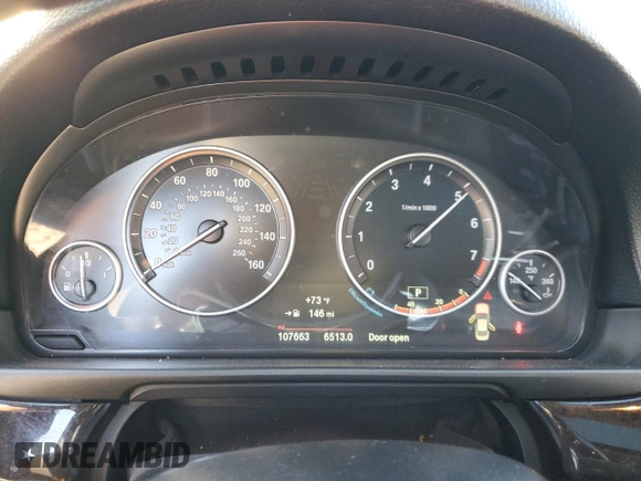 2016 BMW 5 Series 528i with VIN WBA5A5C5XGG350127, listed as a Copart auction lot 88058595 with 107,663 mi miles and Salvage title. Bid and sale history available at DreamBid. Image 9.