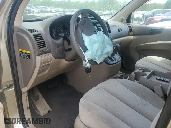 2008 Kia Sedona LX with VIN KNDMB233086221992, listed as a Copart auction lot 51444395 with 126,480 mi miles and Salvage Title. Bid and sale history available at carsss.com. Image 7.
