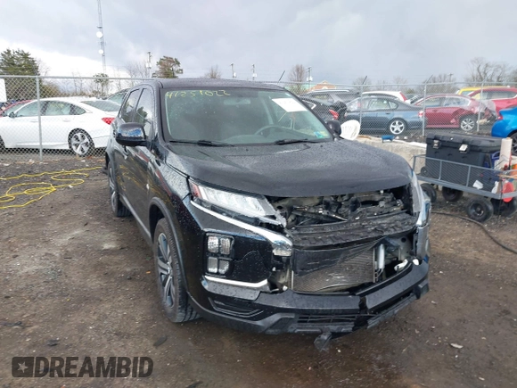 2020 Mitsubishi Outlander Sport ES 2.0 with VIN JA4AR3AU2LU026684, listed as a IAAI auction lot 41251022 with 142,379 mi miles. Bid and sale history available at carsss.com. Image 6.