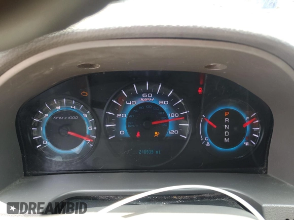 2012 Ford Fusion SEL with VIN 3FAHP0JG6CR353122, listed as a Copart auction lot 59359045 with 218,939 mi miles and Salvage title. Bid and sale history available at DreamBid. Image 9.