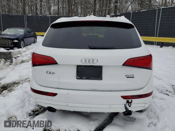 2016 Audi Q5 Premium Plus with VIN WA1L2AFP3GA099445, listed as a Copart auction lot 44722645 with 90,138 mi miles and Salvage Title. Bid and sale history available at carsss.com. Image 6.