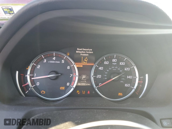 2019 Acura TLX w/A-Spec Pkg with VIN 19UUB2F65KA005230, listed as a Copart auction lot 48872145 with 61,992 mi miles and Salvage Title. Bid and sale history available at carsss.com. Image 9.