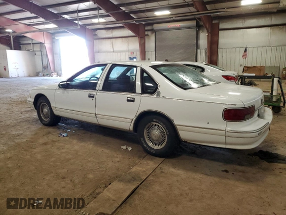 1996 Chevrolet Caprice 1SA Special Value z VIN 1G1BL52W3TR164138, wystawiony jako Copart lot #51371145 z przebiegiem 217 857 mil mil oraz Czysty tytuł • Clean title. Historia ofert i sprzedaży dostępna na DreamBid. Obrazek 2.