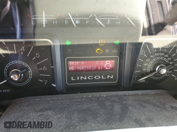 2007 Lincoln Navigator with VIN 5LMFU28547LJ06060, listed as a Copart auction lot 75055064 with 168,710 mi miles and Salvage title. Bid and sale history available at DreamBid. Image 9.